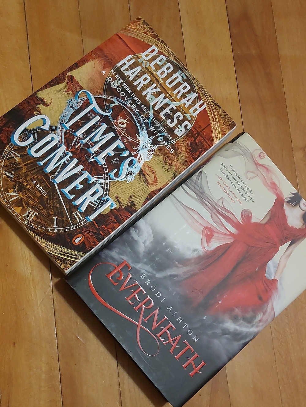 Fantasy Fiction Book Lot Times Convert & Everneath Deborah Harkness Brodi Ashton